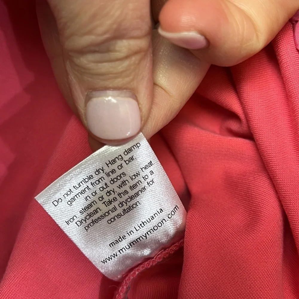 Mummymoon pink tafetta dress